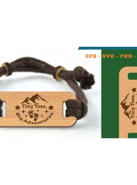 Σετ των 3 Intra απο ξύλο plywood 3mm-4mm πάχος Βραχιόλι Adventures Cut  Δίασταση 5x5 cm INTRAFABR-118735840