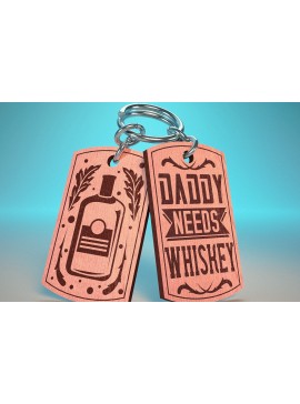 Σετ των 3 Intra απο ξύλο plywood 3mm-4mm πάχος Αλκοόλ Μπρελόκ | Αλκοόλ Δίασταση 6x6 cm INTRAFABR-66117377