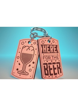 Σετ των 3 Intra απο ξύλο plywood 3mm-4mm πάχος Αλκοόλ Μπρελόκ | Αλκοόλ Δίασταση 6x6 cm INTRAFABR-66117423