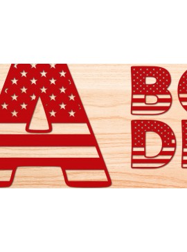 Σετ των 2 Intra απο ξύλο plywood 3mm-4mm πάχος Cut Alphabet a-z με λέιζερ/χαρτί Δίασταση 15x15 cm INTRAFABR-29766585