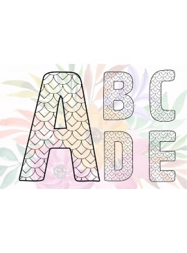 Σετ των 2 Intra απο ξύλο plywood 3mm-4mm πάχος Alphabet a-Z /Paper Cut Δίασταση 15x15 cm INTRAFABR-31167810