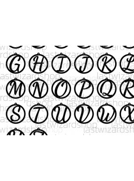 Σετ των 3 Intra απο ξύλο plywood 3mm-4mm πάχος Alphabet Earrings , Font Earrings Δίασταση 3x3 cm INTRAFABR-25318064