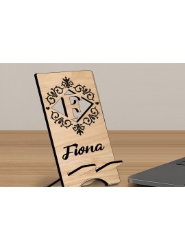 Σετ των 2 Intra απο ξύλο plywood 3mm-4mm πάχος Alphabet Letter F Υποδοχή τηλεφώνου  Δίασταση 15x15 cm INTRAFABR-122808783