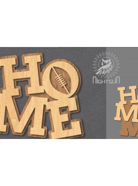 Σετ των 3 Intra απο ξύλο plywood 3mm-4mm πάχος για το σπίτι αμερικανικού ποδοσφαίρου Δίασταση 15x15 cm INTRAFABR-120389498