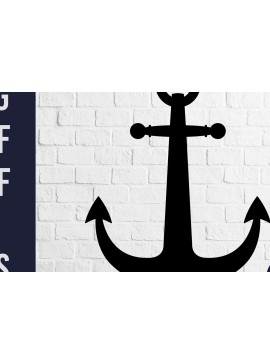 Σετ των 2 Intra απο ξύλο plywood 3mm-4mm πάχος Αγκυρα Δίασταση 30x20 cm INTRAFABR-71455545