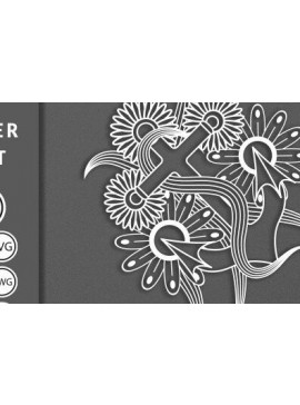 Σετ των 2 Intra απο ξύλο plywood 3mm-4mm πάχος Anchor . Δίασταση 30x30 cm INTRAFABR-39306481