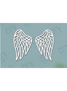 Intra απο ξύλο plywood 3mm-4mm πάχος Πρότυπο Angel Wings DIY #5 Δίασταση 40x40 cm INTRAFABR-125465202