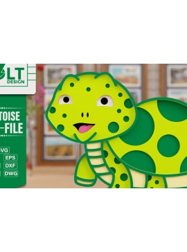 Σετ των 2 Intra απο ξύλο plywood 3mm-4mm πάχος Animal 3d Crafting File for CNG Cut Δίασταση 20x30 cm INTRAFABR-101053872