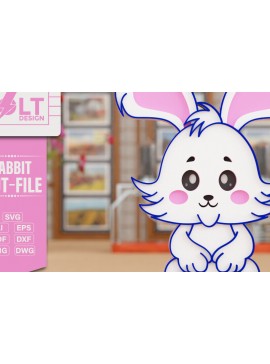 Σετ των 2 Intra απο ξύλο plywood 3mm-4mm πάχος Animal 3d Crafting File for CNG Cut Δίασταση 20x30 cm INTRAFABR-100128805