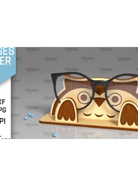 Σετ των 2 Intra απο ξύλο plywood 3mm-4mm πάχος θήκη για γυαλιά ζώων Δίασταση 30x20 cm INTRAFABR-94914673