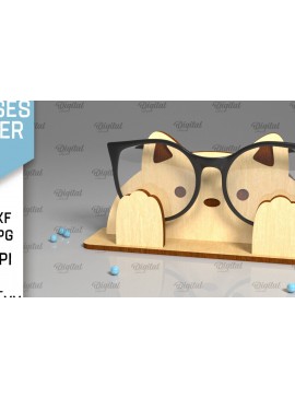 Σετ των 2 Intra απο ξύλο plywood 3mm-4mm πάχος θήκη για γυαλιά ζώων Δίασταση 30x20 cm INTRAFABR-94914260