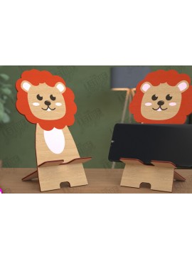 Σετ των 2 Intra απο ξύλο plywood 3mm-4mm πάχος βάσης τηλεφώνου ζώων | 3D  Δίασταση 30x20 cm INTRAFABR-114429809