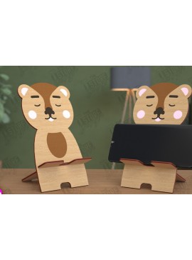 Intra απο ξύλο plywood 3mm-4mm πάχος βάσης τηλεφώνου ζώων | 3D  Δίασταση 30x20 cm INTRAFABR-114429599