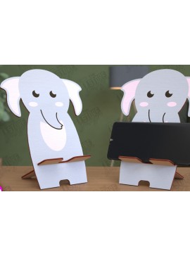 Σετ των 2 Intra απο ξύλο plywood 3mm-4mm πάχος βάσης τηλεφώνου ζώων | 3D  Δίασταση 30x20 cm INTRAFABR-114429731