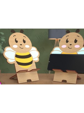 Σετ των 2 Intra απο ξύλο plywood 3mm-4mm πάχος βάσης τηλεφώνου ζώων | 3D  Δίασταση 30x20 cm INTRAFABR-114429525