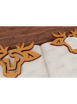 Σετ των 2 Intra απο ξύλο plywood 3mm-4mm πάχος Ζώα Σελιδοδείκτης |Κάτοχος σελίδας| Συνδετήρας Δίασταση 15x15 cm INTRAFABR-116599701