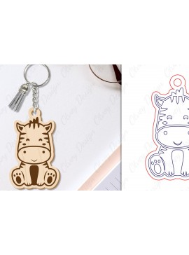 Σετ των 3 Intra απο ξύλο plywood 3mm-4mm πάχος Μπρελόκ Ζώων Δίασταση 6x6 cm INTRAFABR-97740169