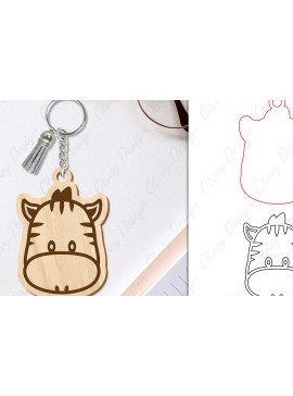 Σετ των 3 Intra απο ξύλο plywood 3mm-4mm πάχος Μπρελόκ Ζώων Δίασταση 6x6 cm INTRAFABR-98642428