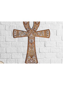 Intra απο ξύλο plywood 3mm-4mm πάχος ANKH Multilayer , Mandala Δίασταση 30x30 cm INTRAFABR-11831157