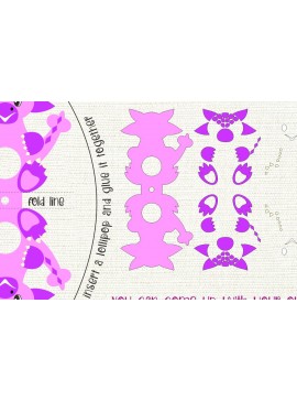 Intra απο ξύλο plywood 3mm-4mm πάχος Πρότυπο θήκης Ankylosaurus-Lollipop Δίασταση 30x20 cm INTRAFABR-8857887