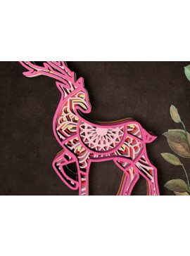 Intra απο ξύλο plywood 3mm-4mm πάχος Αντιλόπη, 4 στρώσεις Δίασταση 30x20 cm INTRAFABR-30604411