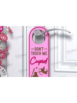 Σετ των 2 Intra απο ξύλο plywood 3mm-4mm πάχος Κρεμάστρα πόρτας κατά του Αγίου Βαλεντίνου  Δίασταση 15x15 cm INTRAFABR-112232219