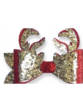 Σετ των 2 Intra απο ξύλο plywood 3mm-4mm πάχος Πρότυπο Antler Hairbow #Antler 02 Δίασταση 30x20 cm INTRAFABR-91375352