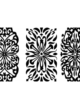 Intra απο ξύλο plywood 3mm-4mm πάχος Σχέδια αραβικής αψίδας Σχέδιο κοπής με λέιζερ Δίασταση 40x40 cm INTRAFABR-116036558