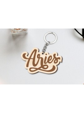 Intra απο ξύλο plywood 3mm-4mm πάχος Aries Zodiac Key Chain Δίασταση 30x20 cm INTRAFABR-96829108