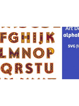 Σετ των 3 Intra απο ξύλο plywood 3mm-4mm πάχος Αρ ντεκό αλφάβητα Δίασταση 8x8 cm INTRAFABR-111218172