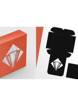 Σετ των 3 Intra απο ξύλο plywood 3mm-4mm πάχος Λεπτό τετράγωνο κουτί παραθύρου σε στυλ Art Deco Δίασταση 2x2 cm INTRAFABR-81340807