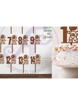 Intra απο ξύλο plywood 3mm-4mm πάχος Astronaut Number Cake , 15 σχέδιο Δίασταση 30x20 cm INTRAFABR-117593868