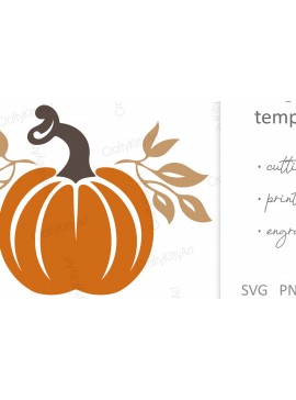 Σετ των 3 Intra απο ξύλο plywood 3mm-4mm πάχος αποκοπής φθινοπωρινής κολοκύθας Δίασταση 7x7 cm INTRAFABR-81217019