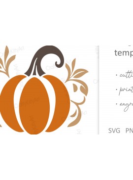 Σετ των 3 Intra απο ξύλο plywood 3mm-4mm πάχος αποκοπής φθινοπωρινής κολοκύθας Δίασταση 7x7 cm INTRAFABR-81217002