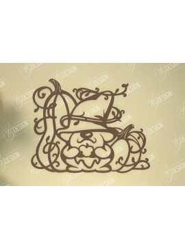 Intra απο ξύλο plywood 3mm-4mm πάχος Φθινοπωρινή Τέχνη τοίχου | Φθινοπωρινό σημάδι | Φθινοπωρινή ατμόσφαιρα Δίασταση 40x40 cm INTRAFABR-103521944
