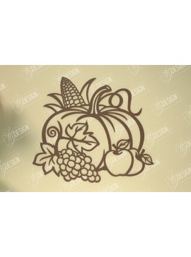 Intra απο ξύλο plywood 3mm-4mm πάχος Φθινοπωρινή Τέχνη τοίχου | Φθινοπωρινό σημάδι | Φθινοπωρινή ατμόσφαιρα Δίασταση 40x40 cm INTRAFABR-103521950