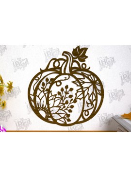 Intra απο ξύλο plywood 3mm-4mm πάχος Φθινοπωρινή Τέχνη τοίχου | Φθινοπωρινό σημάδι | CNC Δίασταση 40x40 cm INTRAFABR-103046645