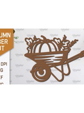 Intra απο ξύλο plywood 3mm-4mm πάχος Φθινοπωρινή διακόσμηση τοίχου με λέιζερ. Φθινοπωρινό Δίασταση 30x20 cm INTRAFABR-101606698