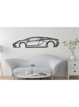 Σετ των 2 Intra απο ξύλο plywood 3mm-4mm πάχος Aventdor Car Silhouette Δίασταση 15x15 cm INTRAFABR-110316805