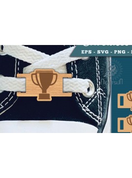 Σετ των 2 Intra απο ξύλο plywood 3mm-4mm πάχος Award Trophy Κορδόνια Ετικέτες Δίασταση 15x15 cm INTRAFABR-112189773