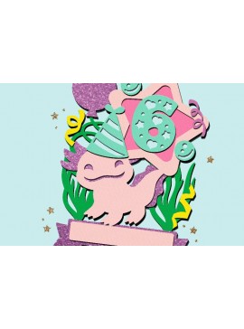 Σετ των 2 Intra απο ξύλο plywood 3mm-4mm πάχος Axolotl Cake Topper 3D Δίασταση 15x15 cm INTRAFABR-114825035