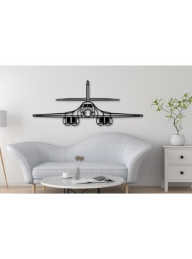 Σετ των 2 Intra απο ξύλο plywood 3mm-4mm πάχος B-1 Lancer Military Aircraft Decor Δίασταση 15x15 cm INTRAFABR-110317177