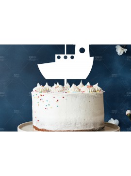 Σετ των 2 Intra απο ξύλο plywood 3mm-4mm πάχος Baby Boat Cake Topper Δίασταση 15x15 cm INTRAFABR-119331156