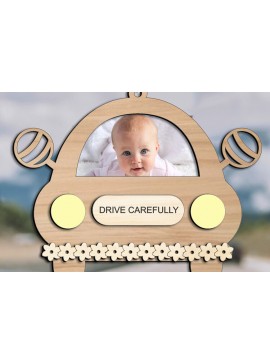 Σετ των 3 Intra απο ξύλο plywood 3mm-4mm πάχος Στολίδι για μωρό αυτοκινήτου Νεογέννητο Δίασταση 3x3 cm INTRAFABR-105812267