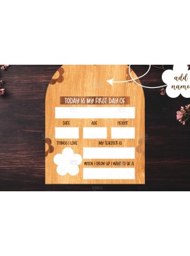 Σετ των 2 Intra απο ξύλο plywood 3mm-4mm πάχος Διακόσμηση σπιτιού μωρού με λέιζερ Δίασταση 15x15 cm INTRAFABR-119590791