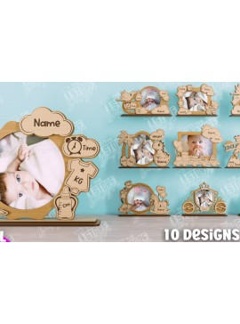 Intra απο ξύλο plywood 3mm-4mm πάχος κορνίζας μωρού | Νεογέννητος | CNC Δίασταση 20x30 cm INTRAFABR-104832746