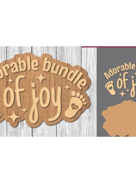 Σετ των 2 Intra απο ξύλο plywood 3mm-4mm πάχος Βρεφικά αποσπάσματα Διακόσμηση κοπής με λέιζερ 15 Δίασταση 15x15 cm INTRAFABR-106887309