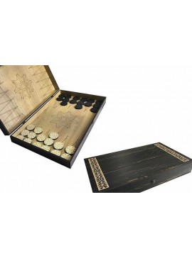 Σετ των 2 Intra απο ξύλο plywood 3mm-4mm πάχος Παιχνίδι τάβλι, Επιτραπέζιο παιχνίδι Δίασταση 30x20 cm INTRAFABR-38045102