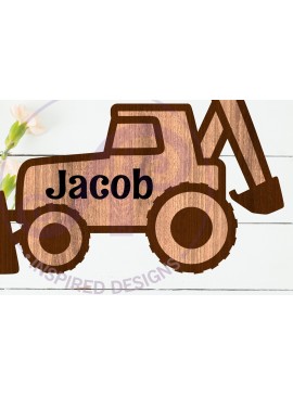 Σετ των 3 Intra απο ξύλο plywood 3mm-4mm πάχος Περίγραμμα οχήματος κατασκευής εκσκαφέας Δίασταση 6x6 cm INTRAFABR-111088638