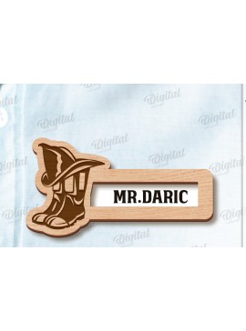 Σετ των 2 Intra απο ξύλο plywood 3mm-4mm πάχος Σήμα με όνομα παραθύρου κοπής με λέιζερ Δίασταση 30x20 cm INTRAFABR-123033921
